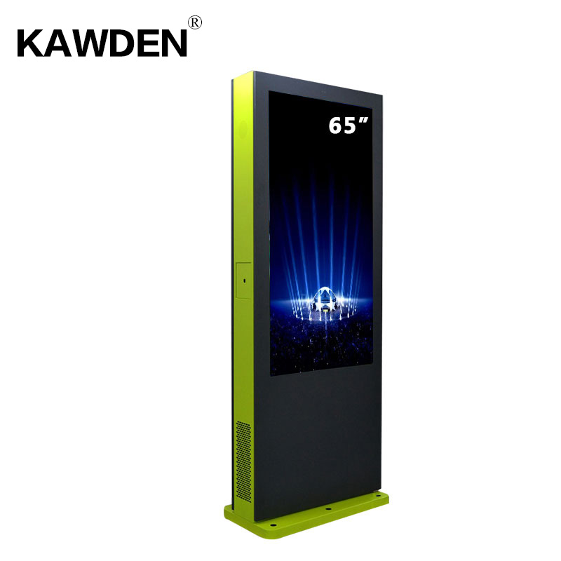 65inch KAWDEN stand-floor air-conditioner system vertical screen kiosk