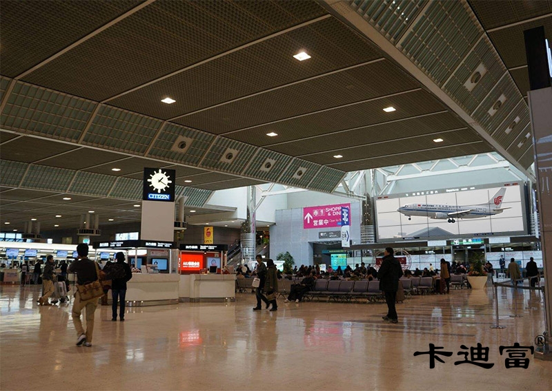 Case diagram of LCD splicing screen video wall of Xinjiang Diwobao Airport